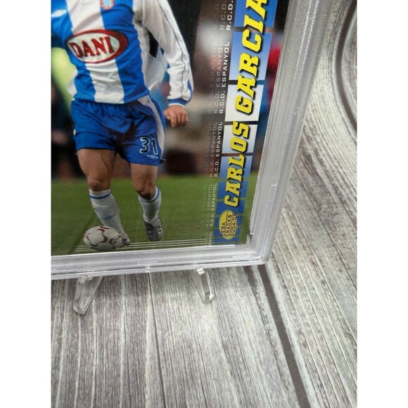 2004 PANINI SPORTS Carlos GARCIA MEGA CRACKS #114 RCD Espanyol La Liga PSA 7 - Picture 8 of 10